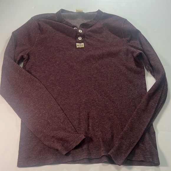 Hollister Other - Men’s size large hollister longsleve burgundy top